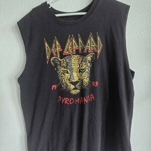 Kids' Black Pyromania Graphic Tank Top